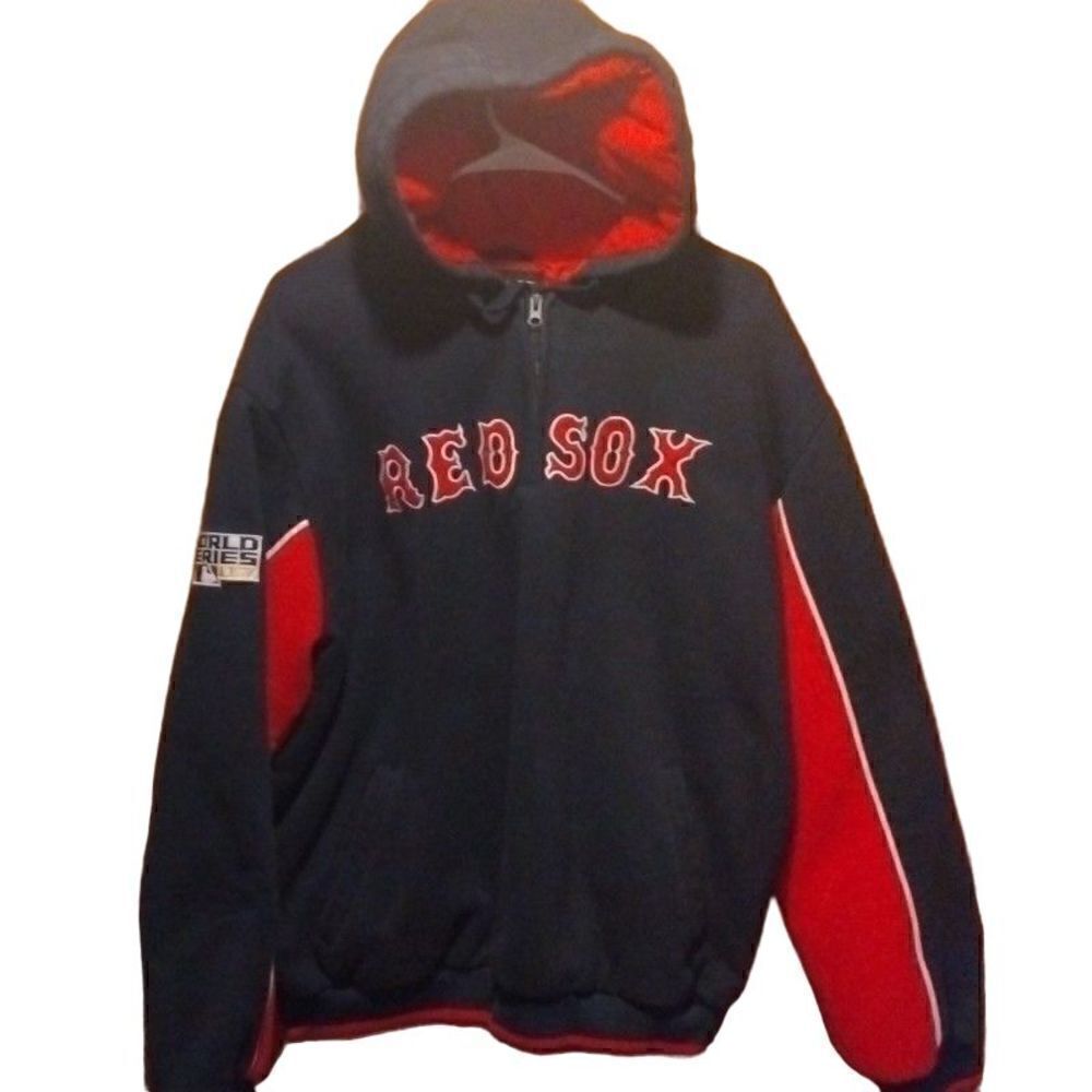 Rare Vintage Red Sox Jacket/Pullover with hood. Men's Hoodie #Streetwear